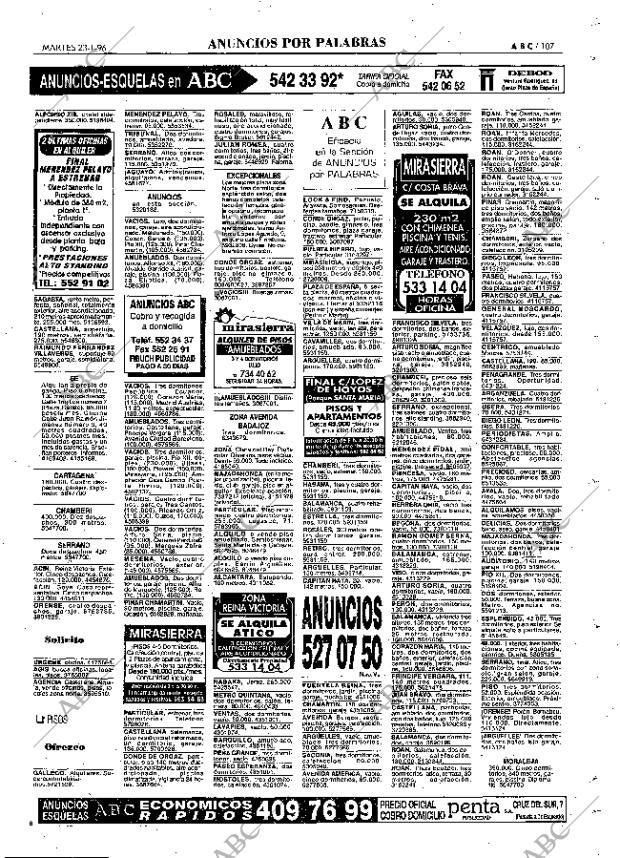 ABC MADRID 23-01-1996 página 107