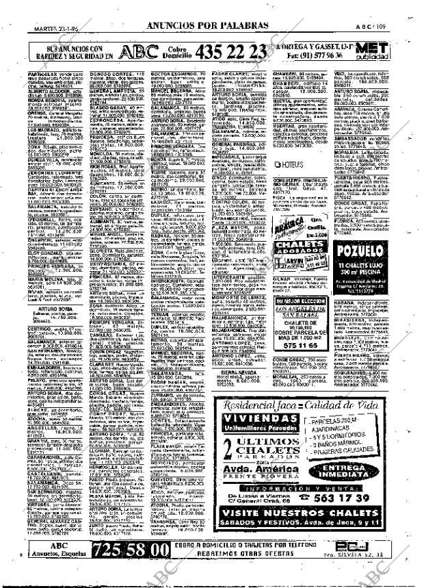 ABC MADRID 23-01-1996 página 109