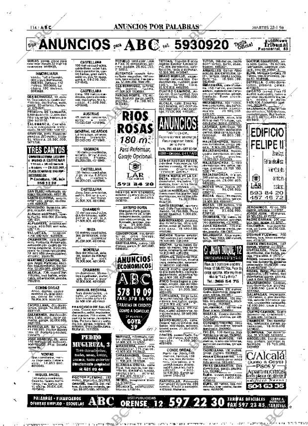 ABC MADRID 23-01-1996 página 114
