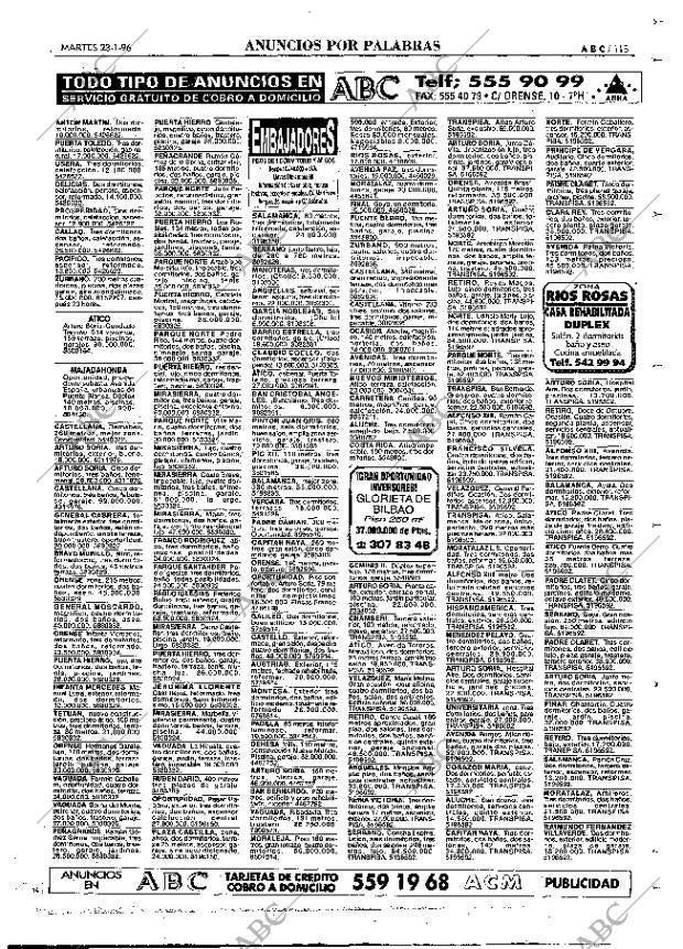 ABC MADRID 23-01-1996 página 115