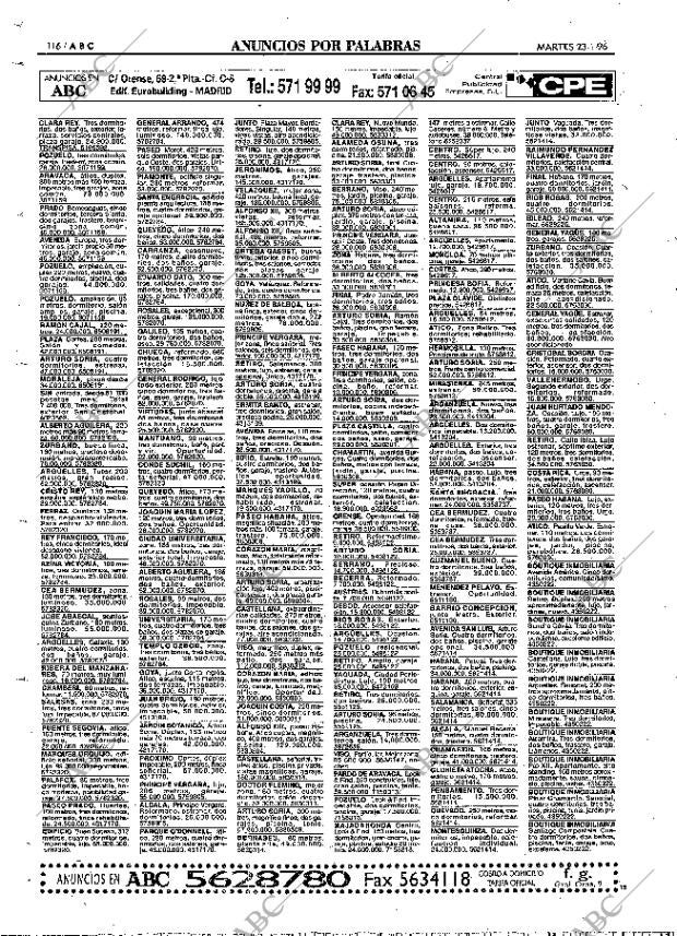 ABC MADRID 23-01-1996 página 116