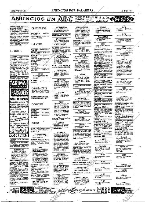 ABC MADRID 23-01-1996 página 121