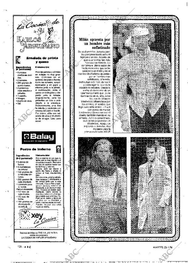 ABC MADRID 23-01-1996 página 128
