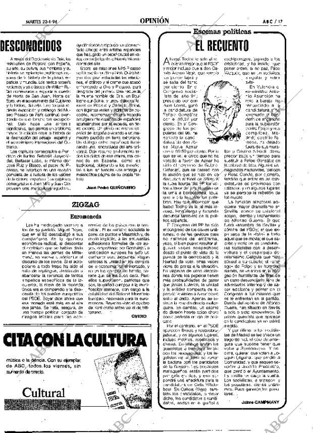 ABC MADRID 23-01-1996 página 17