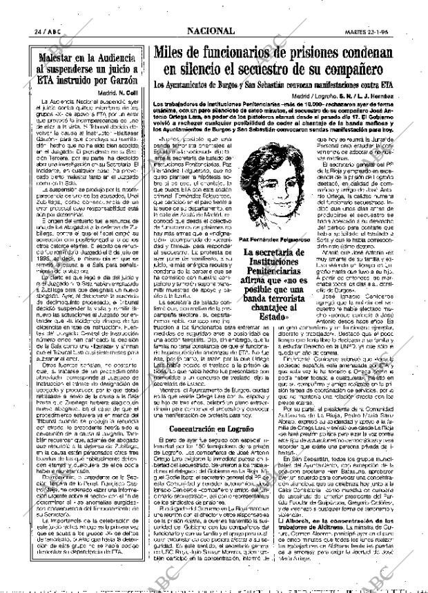 ABC MADRID 23-01-1996 página 24