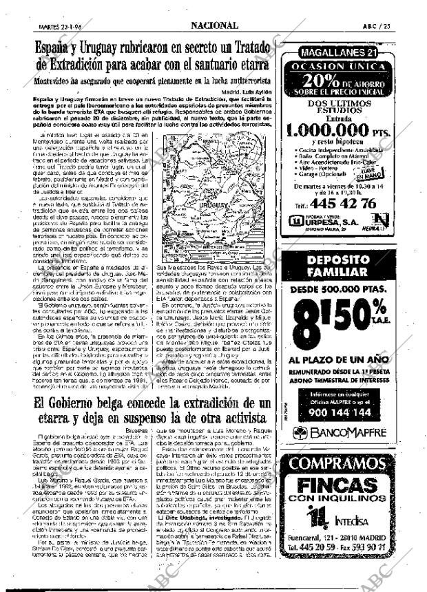 ABC MADRID 23-01-1996 página 25