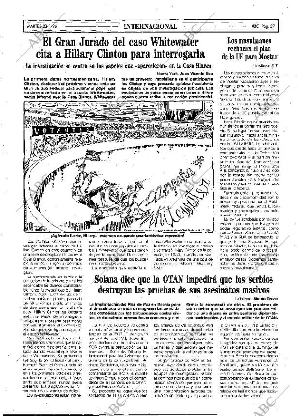 ABC MADRID 23-01-1996 página 29