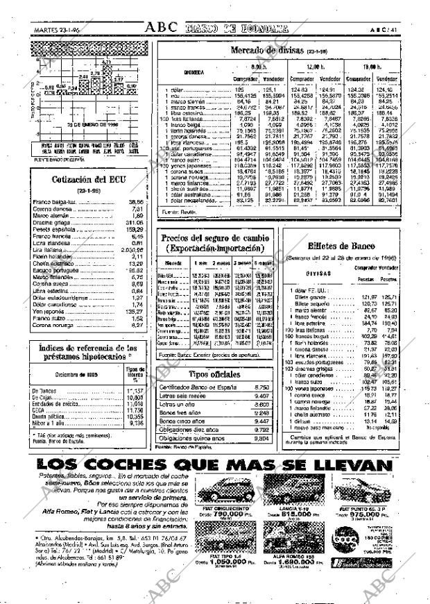ABC MADRID 23-01-1996 página 41