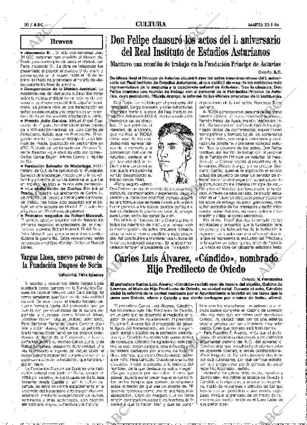 ABC MADRID 23-01-1996 página 50