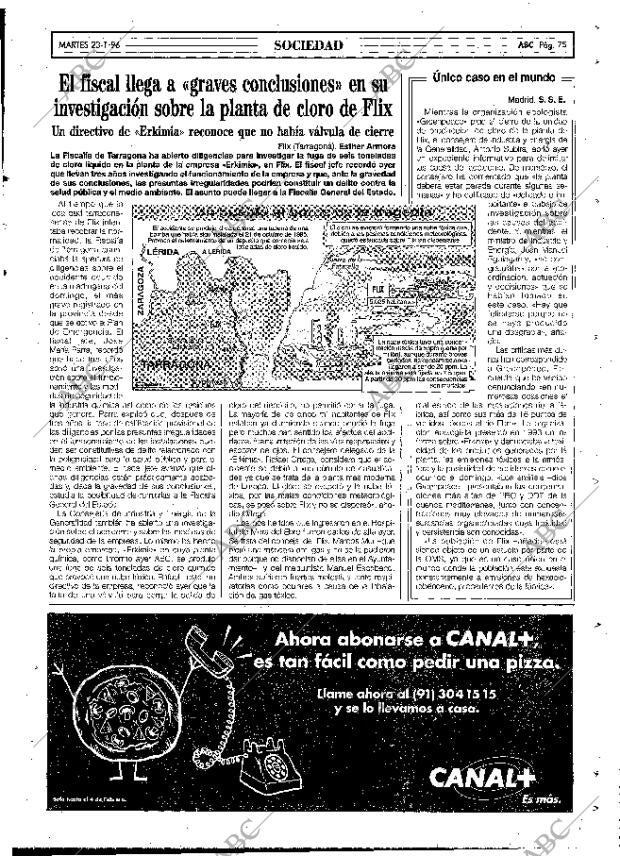 ABC MADRID 23-01-1996 página 75