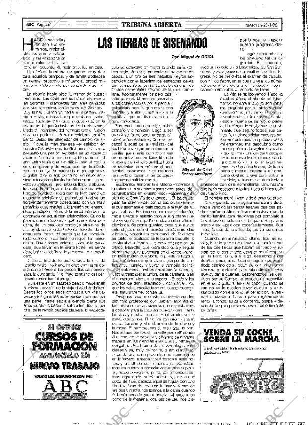 ABC MADRID 23-01-1996 página 78