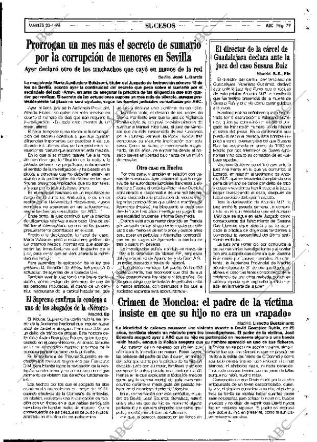 ABC MADRID 23-01-1996 página 79