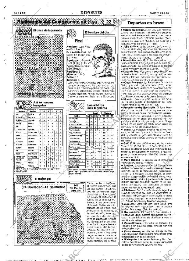 ABC MADRID 23-01-1996 página 86