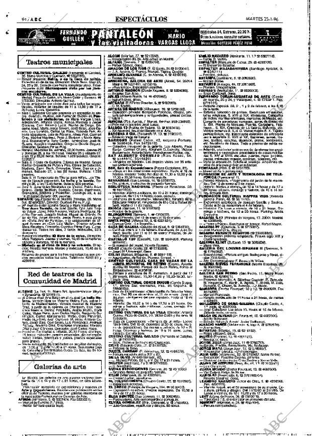 ABC MADRID 23-01-1996 página 94