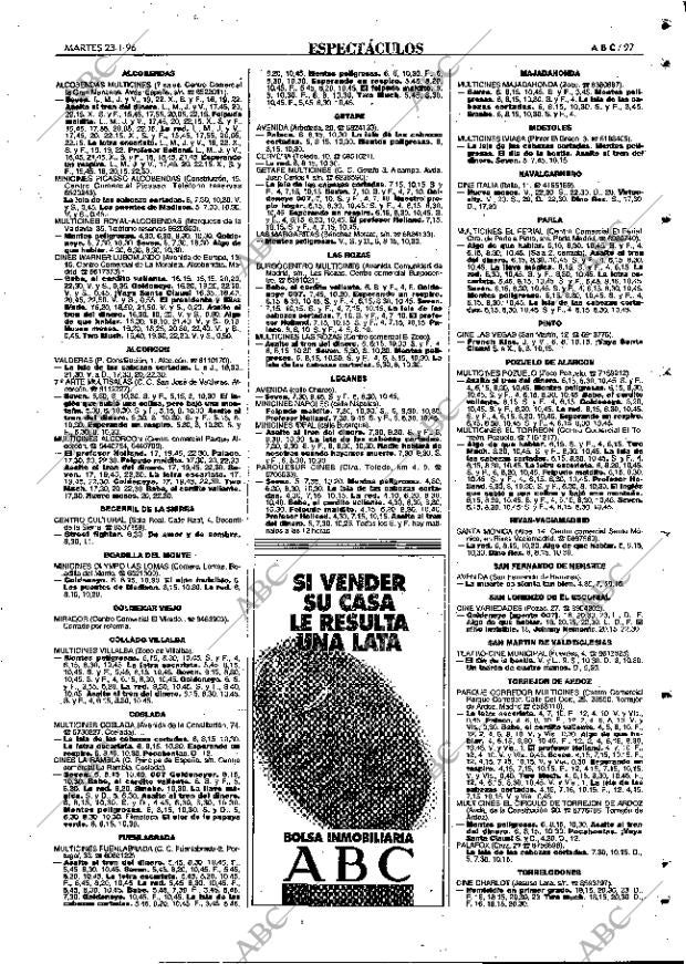 ABC MADRID 23-01-1996 página 97