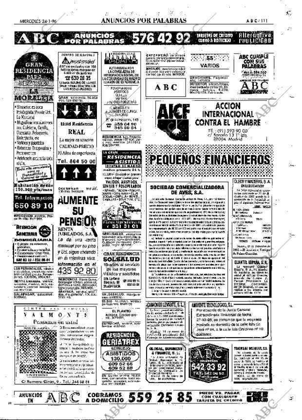 ABC MADRID 24-01-1996 página 111