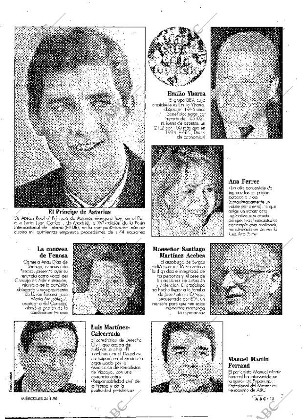 ABC MADRID 24-01-1996 página 13