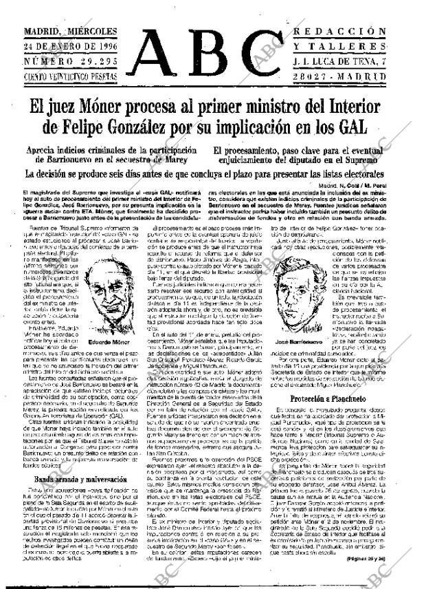 ABC MADRID 24-01-1996 página 15