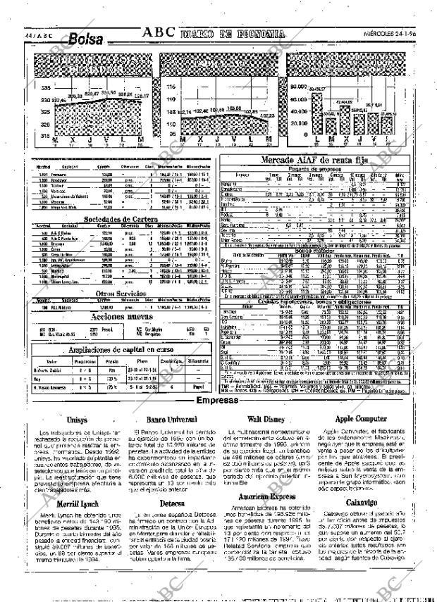 ABC MADRID 24-01-1996 página 44