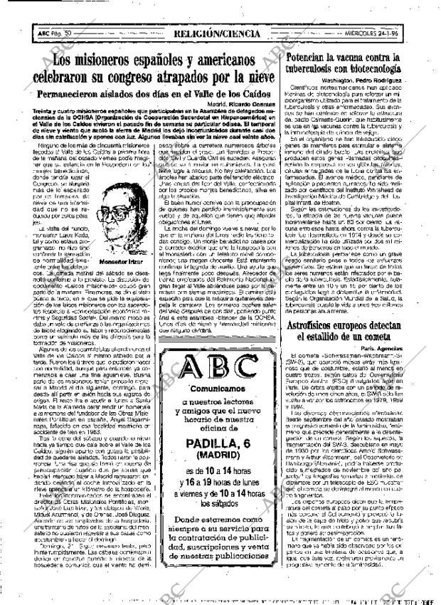 ABC MADRID 24-01-1996 página 50