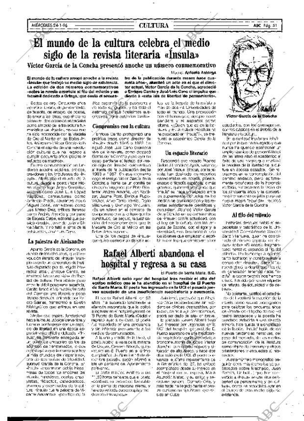 ABC MADRID 24-01-1996 página 51