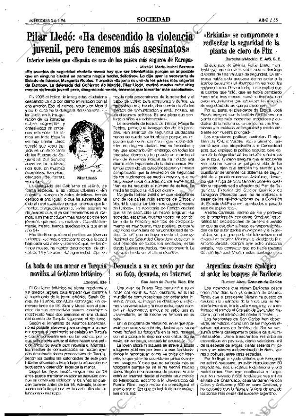 ABC MADRID 24-01-1996 página 55