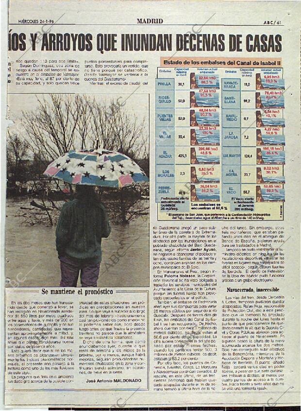 ABC MADRID 24-01-1996 página 61