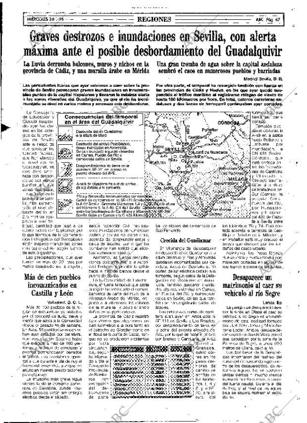 ABC MADRID 24-01-1996 página 67