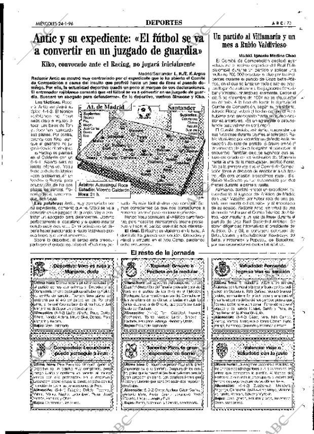 ABC MADRID 24-01-1996 página 73