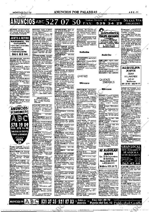 ABC MADRID 24-01-1996 página 91