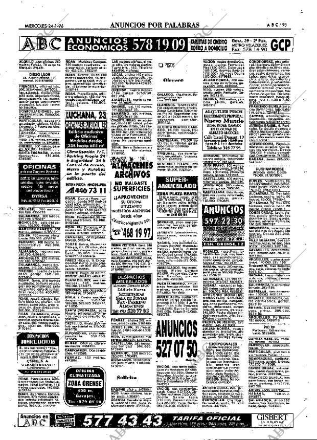 ABC MADRID 24-01-1996 página 93