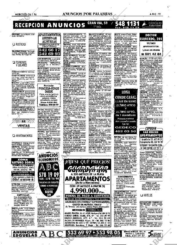 ABC MADRID 24-01-1996 página 95