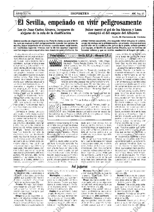 ABC SEVILLA 25-01-1996 página 61
