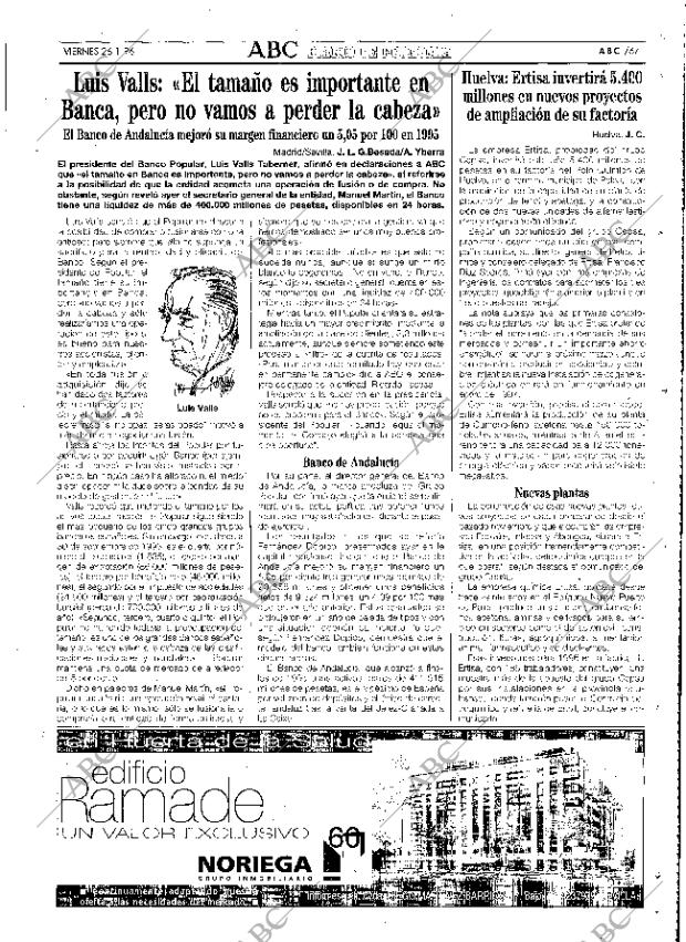 ABC SEVILLA 26-01-1996 página 67