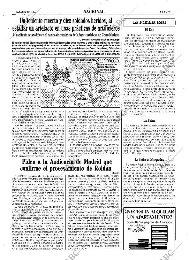 ABC SEVILLA 27-01-1996 página 23