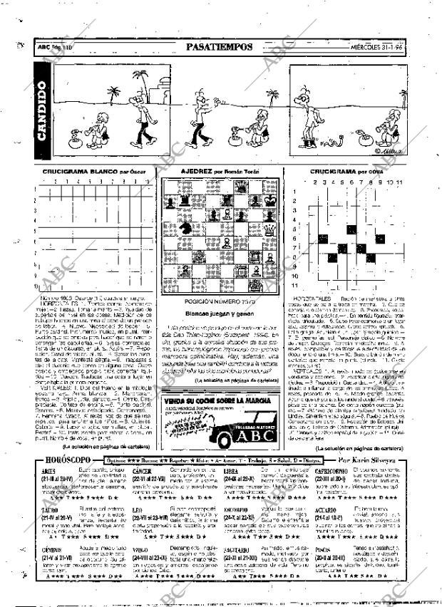 ABC MADRID 31-01-1996 página 110