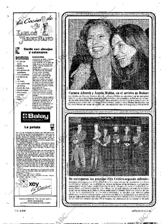 ABC MADRID 31-01-1996 página 114