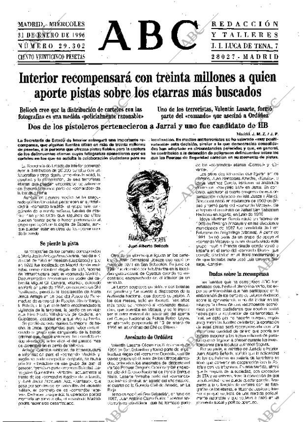 ABC MADRID 31-01-1996 página 13