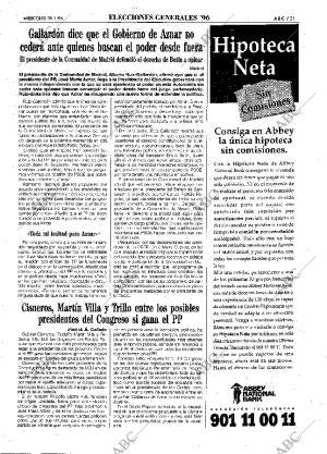 ABC MADRID 31-01-1996 página 21