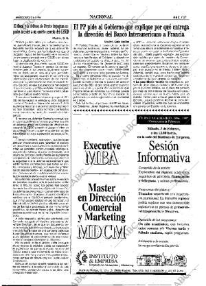 ABC MADRID 31-01-1996 página 27