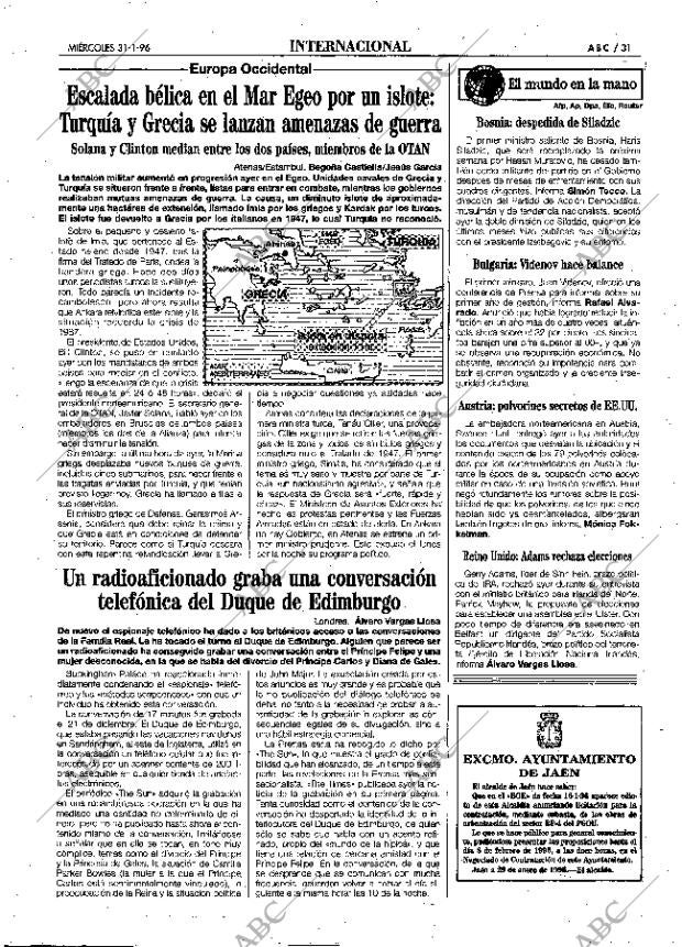 ABC MADRID 31-01-1996 página 31