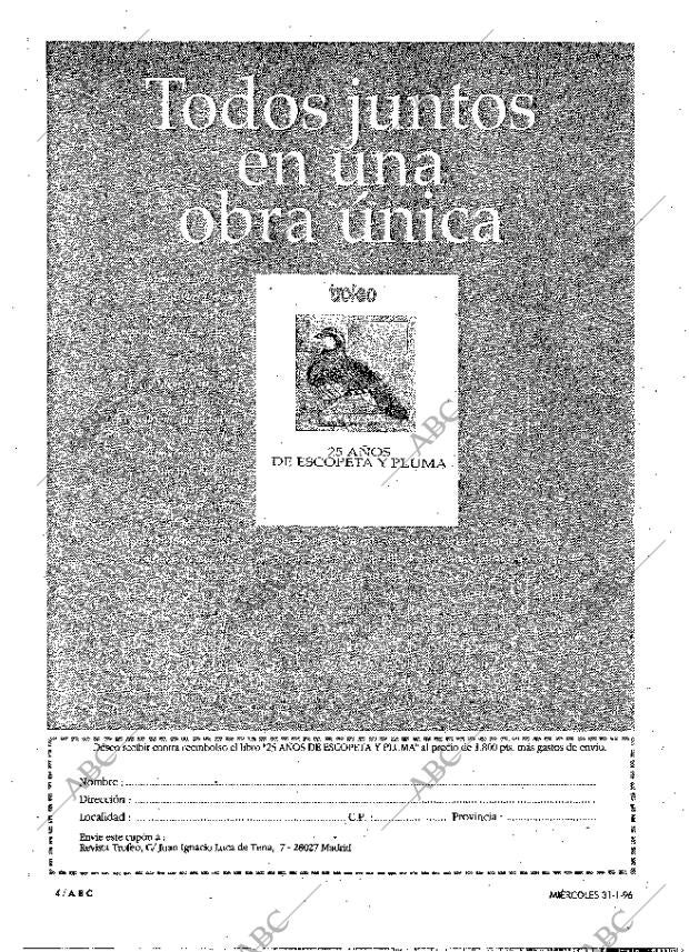 ABC MADRID 31-01-1996 página 4