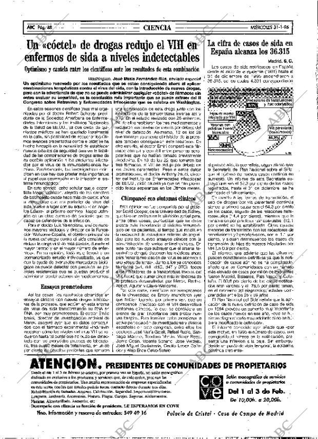 ABC MADRID 31-01-1996 página 48