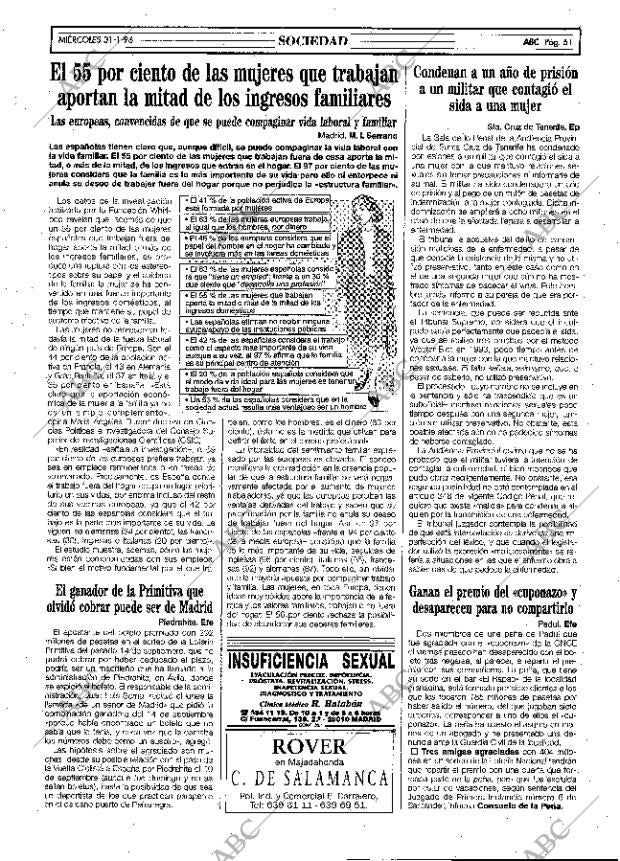 ABC MADRID 31-01-1996 página 51