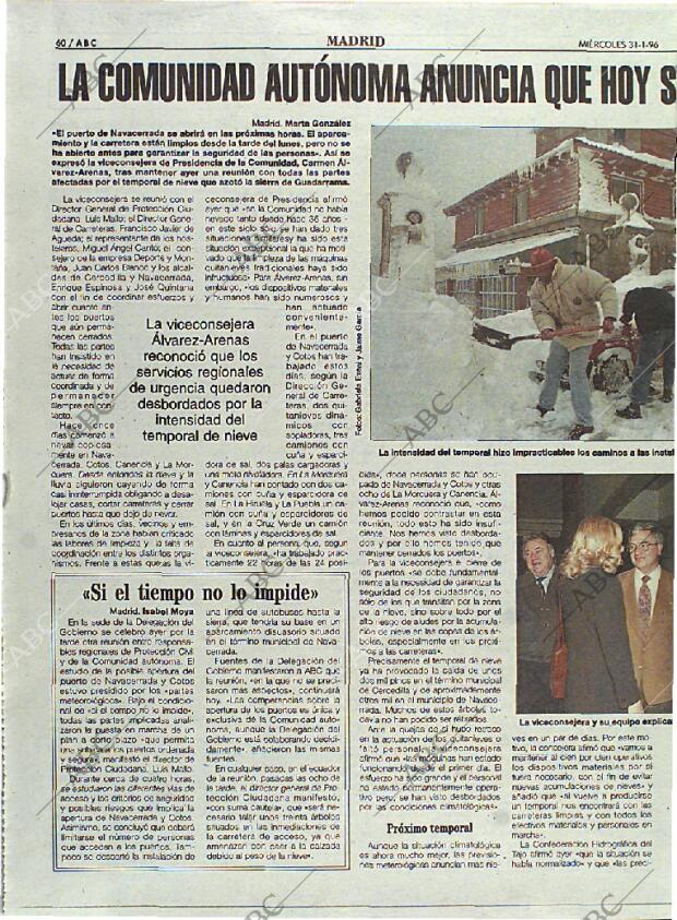 ABC MADRID 31-01-1996 página 60