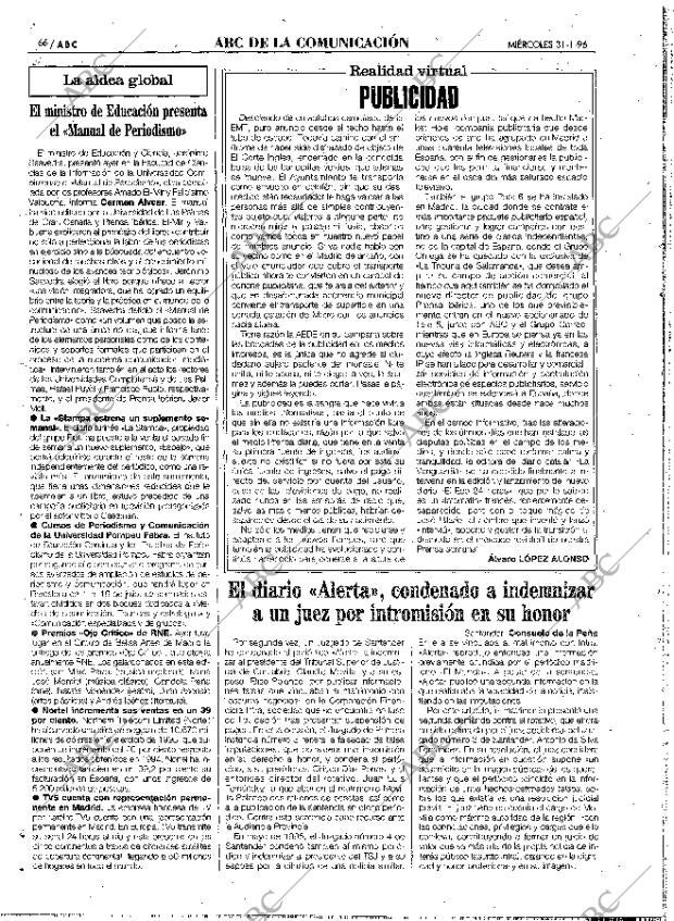 ABC MADRID 31-01-1996 página 66