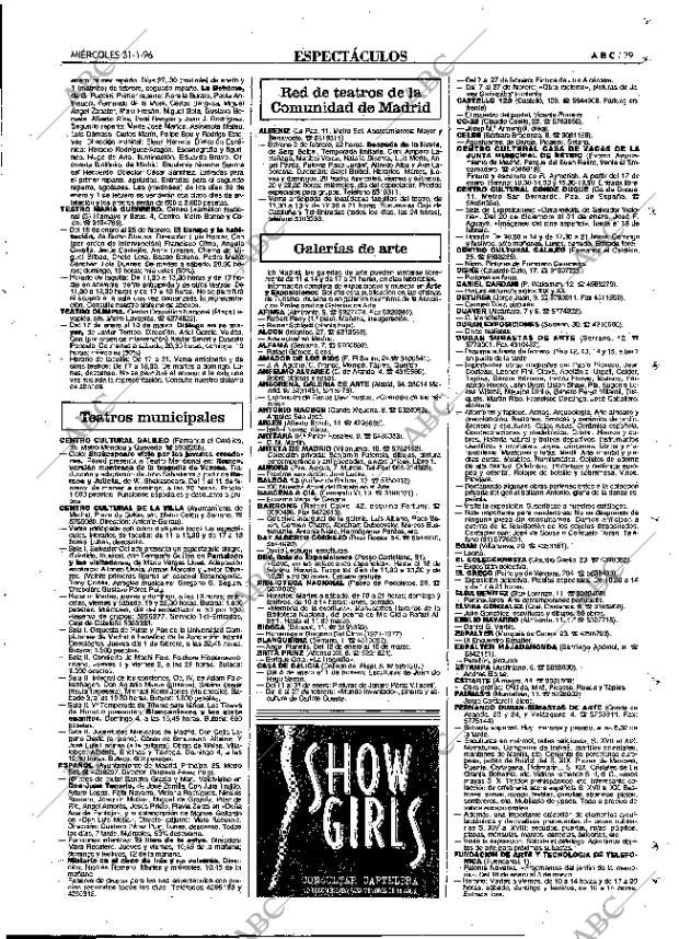 ABC MADRID 31-01-1996 página 79