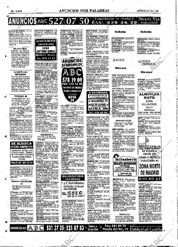 ABC MADRID 31-01-1996 página 88