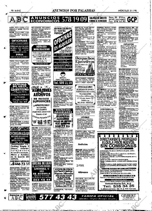 ABC MADRID 31-01-1996 página 90