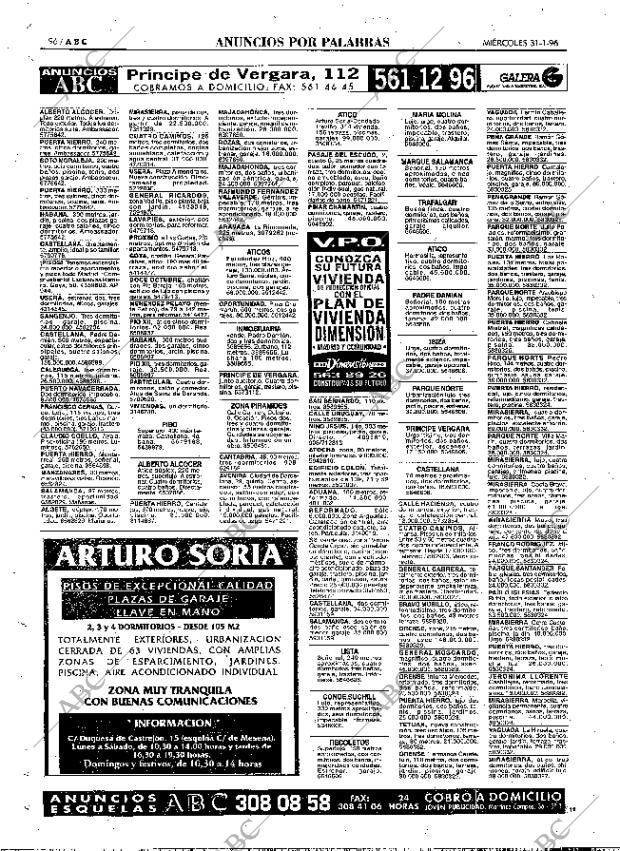 ABC MADRID 31-01-1996 página 96